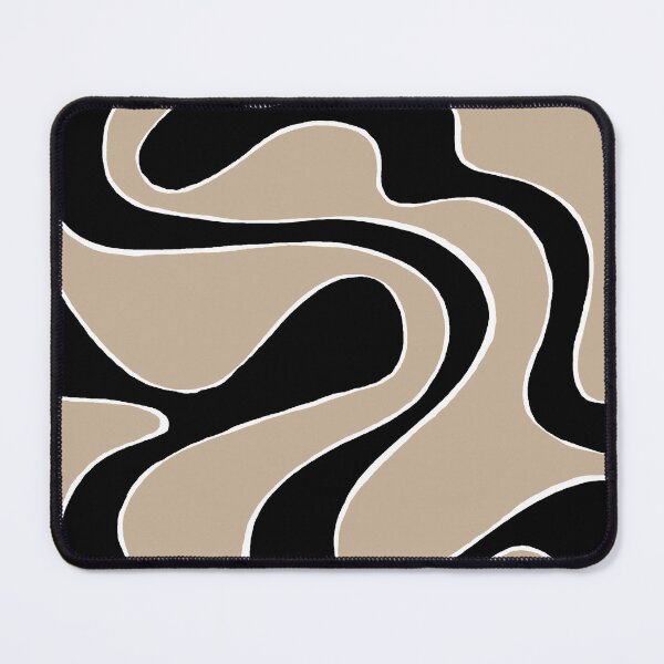 Item preview, Ebb and Flow 2 in Taupe, Black, and White designed and sold by LAEC-Shop.