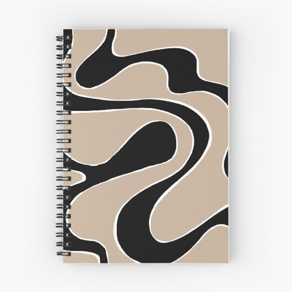 Item preview, Ebb and Flow 2 in Taupe, Black, and White designed and sold by LAEC-Shop.