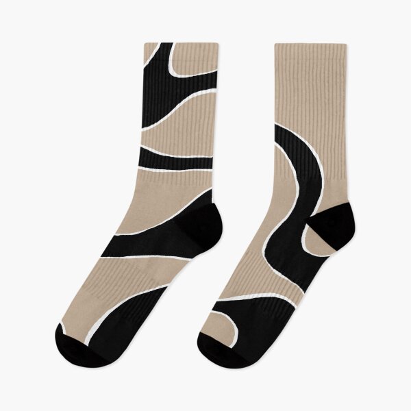 Item preview, Ebb and Flow 2 in Taupe, Black, and White designed and sold by LAEC-Shop.