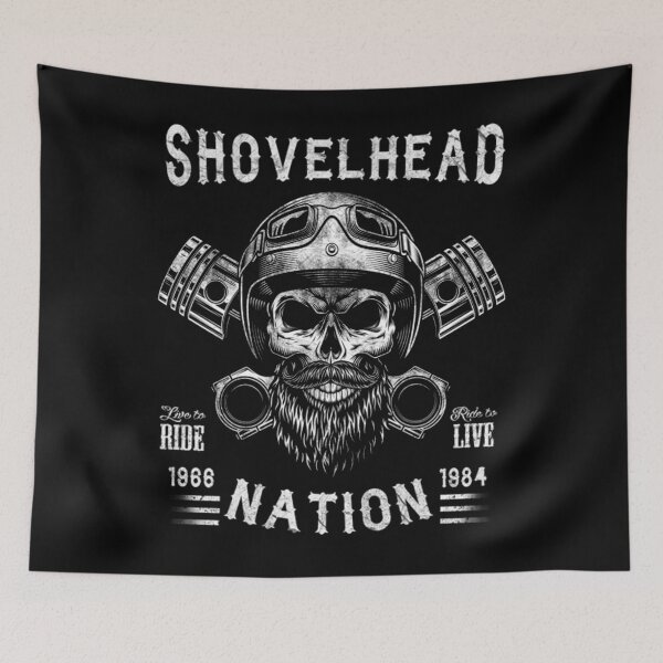 Item preview, Shovelhead Nation Cool Biker Motorcycle Motorcycles Swea		 designed and sold by muffjapoe.