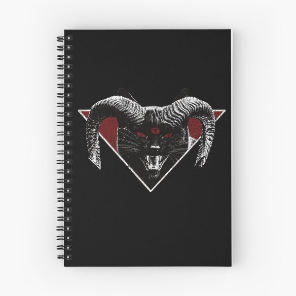 Item preview, Third-Eyed Feline – Occult Black Cat With Horns and Three Eyes Design designed and sold by jagatdsgn.