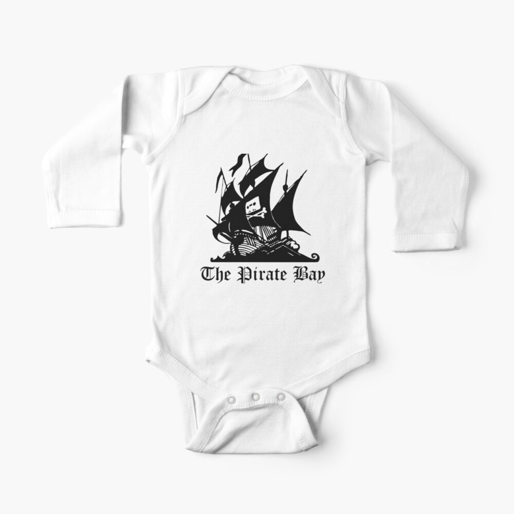 The Pirate Bay Torrent Site Logo Baby One Piece For Sale By Oggi0 Redbubble