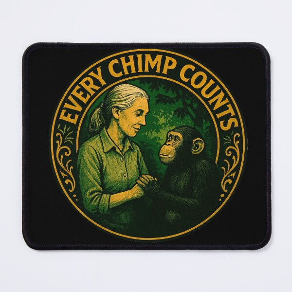 Item preview, Every Chimp Counts - Inspiring Wildlife Conservation designed and sold by Spaceball85.