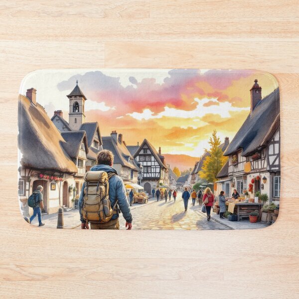 Item preview, Way of Saint James: arrival at the evening stage designed and sold by jefboutique6150.