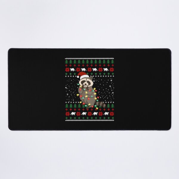 Item preview, Funny Racoon Christmas Ugly Sweater Dog Xmas Outfit 2023 designed and sold by shopenscobieh.