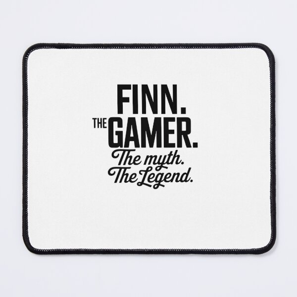 Item preview, Finn The Gamer The Myth The Legend Finn Name - Funny Gamer Quote design designed and sold by Oussinc.