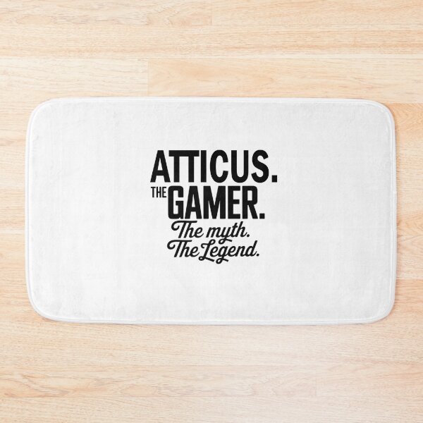 Item preview, Atticus The Gamer The Myth The Legend Atticus Name - Funny Gamer Quote design designed and sold by Oussinc.