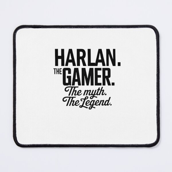 Item preview, Harlan The Gamer The Myth The Legend Harlan Name - Funny Gamer Quote design designed and sold by Oussinc.