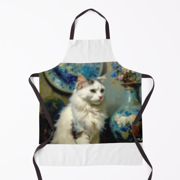 Item preview, ? Feline elegance – The white cat at the heart of luxury ? designed and sold by Armajay.