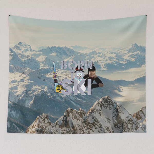 Item preview, Born to Ski designed and sold by teepossible.