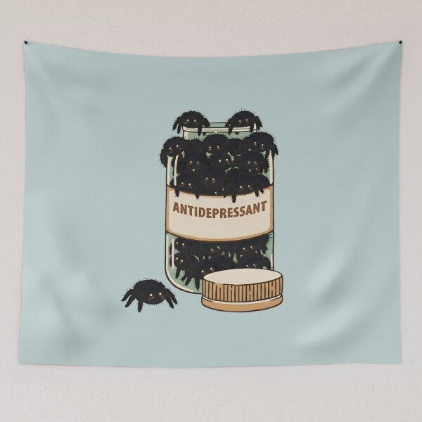 Item preview, Tarantula Antidepressant Jar – Funny Spider Collector designed and sold by SidTastic .