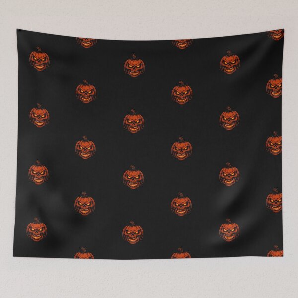 Item preview, Evil Pumpkin Skull - Scary Halloween Jack - o' - Lantern Design designed and sold by anna2681.