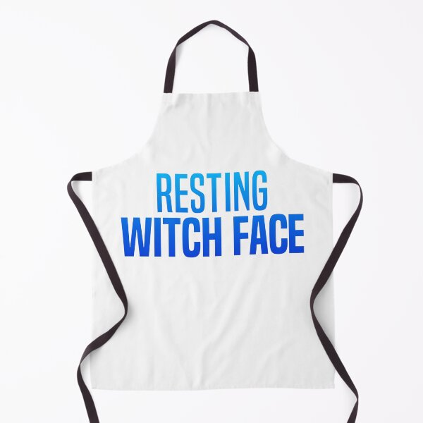 Item preview, Resting Witch Face, Blue Funny Halloween Quotes designed and sold by Memes N Lore .