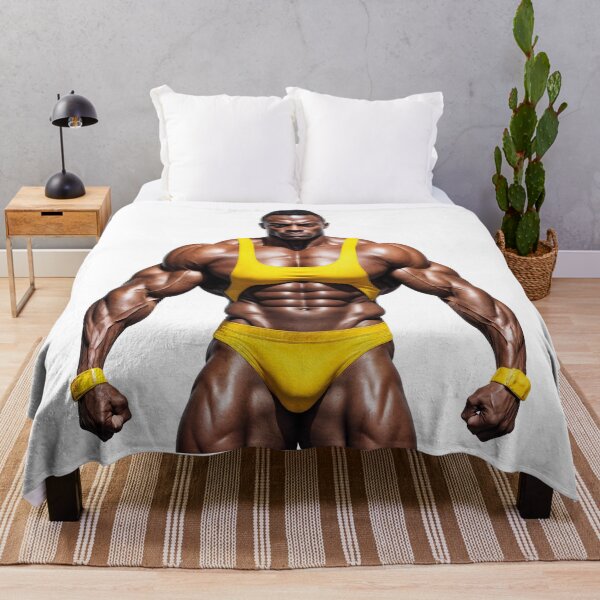 Item preview, Ultra Muscle Power: Bold Yellow Strength Icon designed and sold by ForeverPrintsOK.