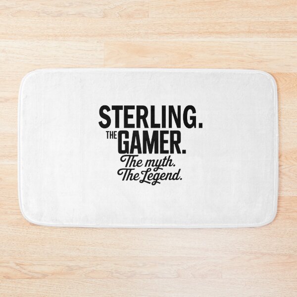 Item preview, Sterling The Gamer The Myth The Legend Sterling Name - Funny Gamer Quote design designed and sold by Oussinc.