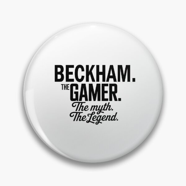 Item preview, Beckham The Gamer The Myth The Legend Beckham Name - Funny Gamer Quote design designed and sold by Oussinc.
