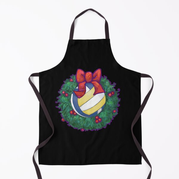 Item preview, Volleyball Christmas Wreath designed and sold by ImagineThatNYC.