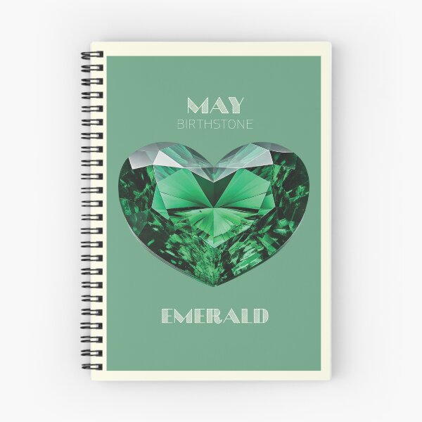 Item preview, May Birthstone - Emerald Heart Poster designed and sold by fatchairprint.