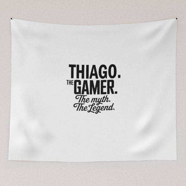 Item preview, Thiago The Gamer The Myth The Legend Thiago Name - Funny Gamer Quote design designed and sold by Oussinc.
