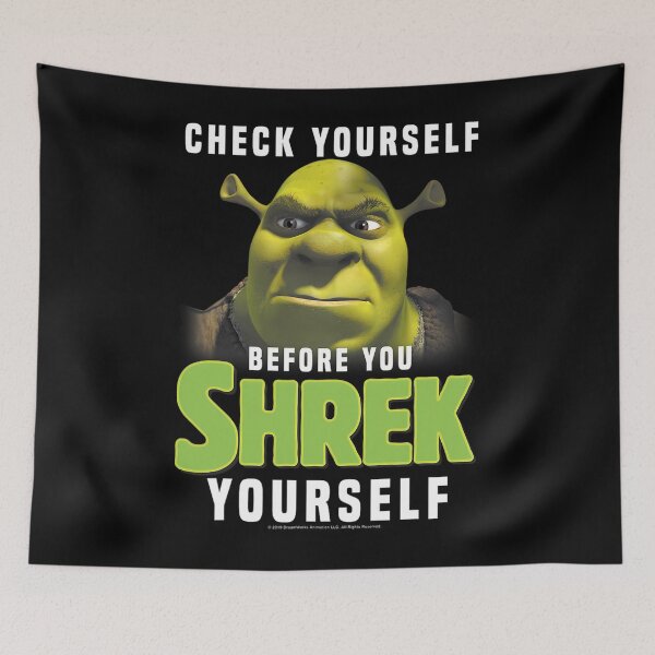 Artikelvorschau, Shrek: Überprüfe dich selbst, bevor du dich selbst zum Shrek machst entworfen und verkauft von muffjapoe.