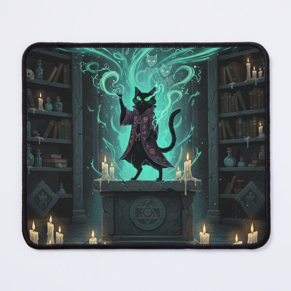 Item preview, Cat performing a spell  designed and sold by MagicMeow1.