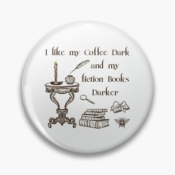 Item preview, Dark Fantasy Book Lover & Coffee – Gothic Aesthetic designed and sold by DoodleDooArt.