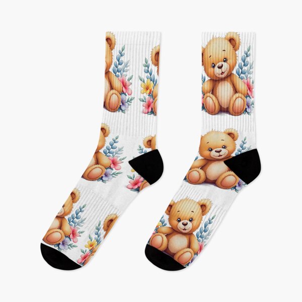 Item preview, Adorable Cute teddy bear with flowers designed and sold by nicnacc.