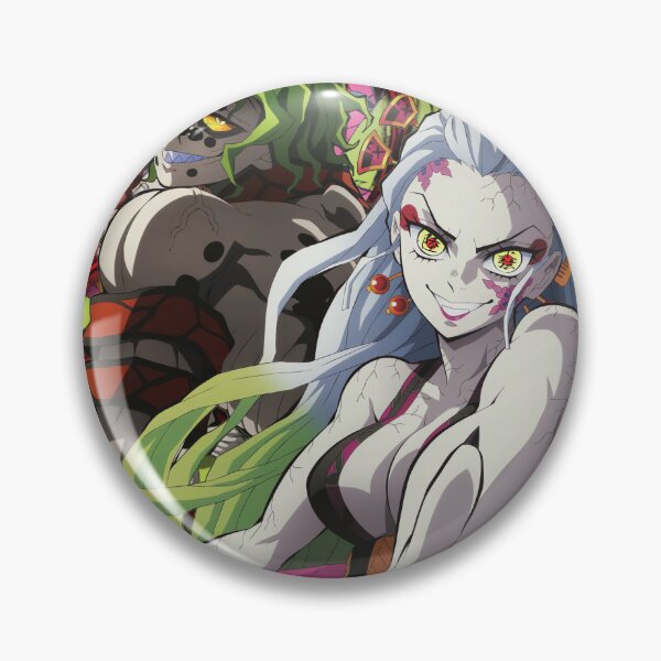 Item preview, Daki and Gyutaro Upper Moon 6  designed and sold by Akashi-Artz.