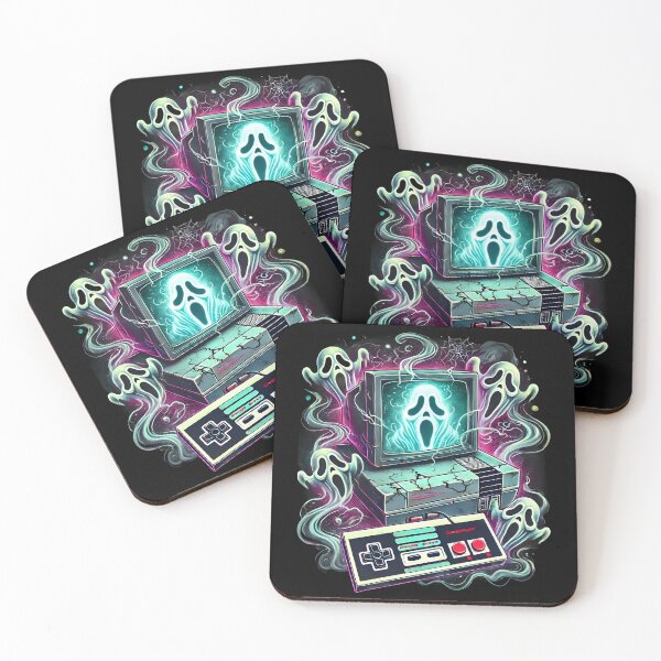 Item preview, Retro Horror Gaming Ghostly Retro Console Art. designed and sold by The-T-In-Retro.