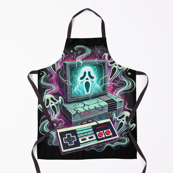 Item preview, Retro Horror Gaming Ghostly Retro Console Art. designed and sold by The-T-In-Retro.