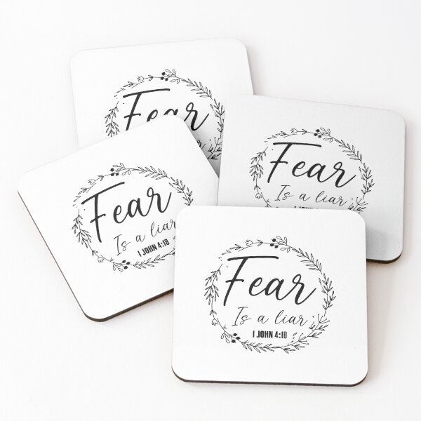 Item preview, Fear Is A Liar Bible Scripture 1 John 418 Christians 		 designed and sold by yalazaleshier.