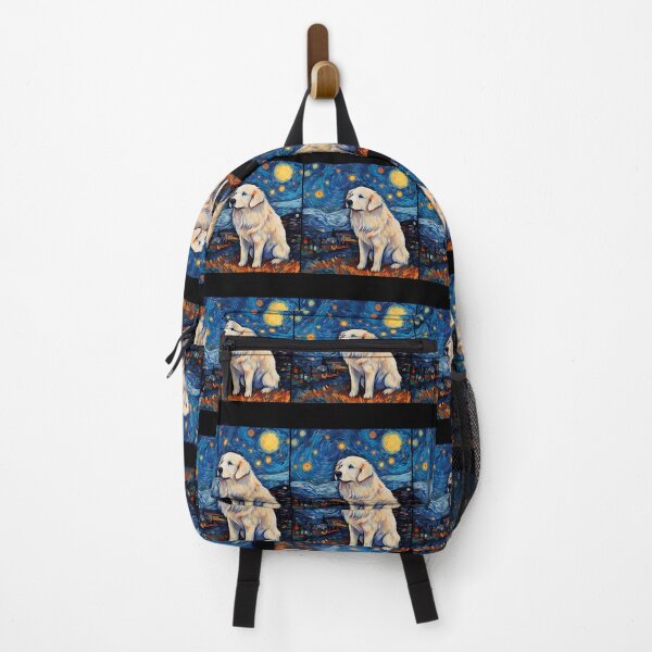 Item preview, Surreal Starry Night Great Pyrenees Dog designed and sold by boatensojo.