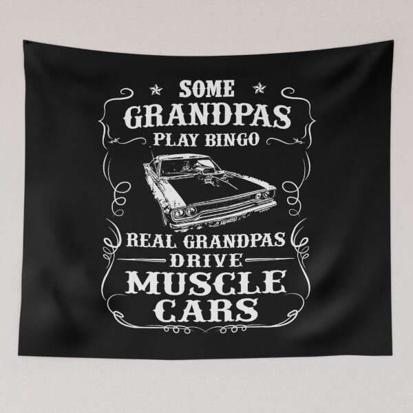 Item preview, Some Grandpas Play Bingo Real Grandpas Drive Muscle Cars 		 designed and sold by yovalgoyesm.