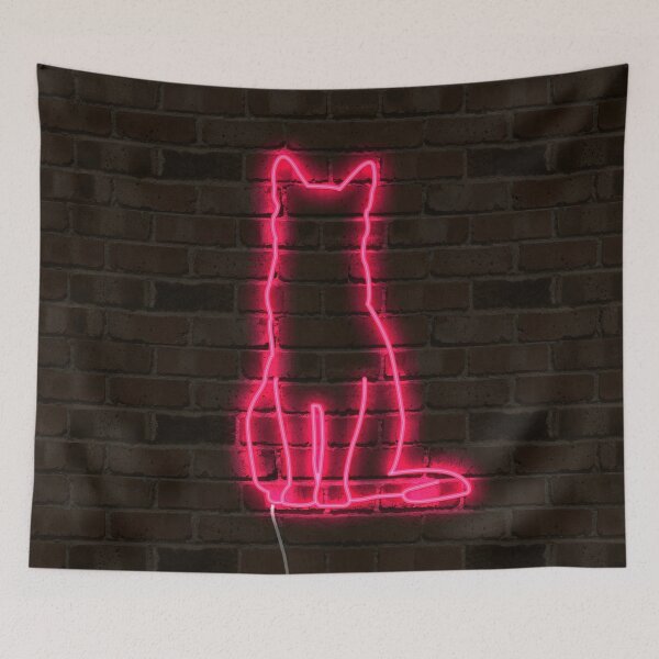 Item preview, Pink Cat Neon  designed and sold by abirose30.