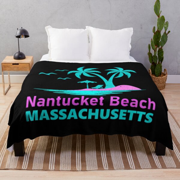 Item preview, Palm Tree Summer Vacation Massachusetts Nantucket Beach Pullover 		 designed and sold by uibosnacep.