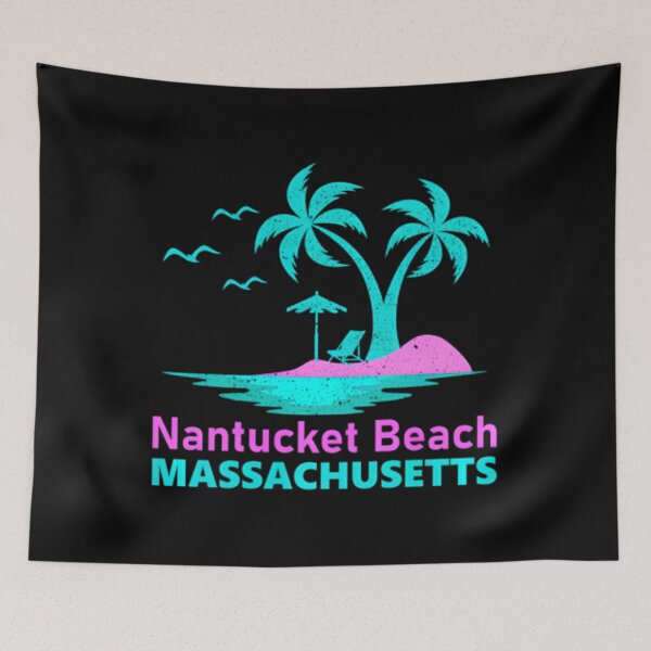 Item preview, Palm Tree Summer Vacation Massachusetts Nantucket Beach Pullover 		 designed and sold by uibosnacep.