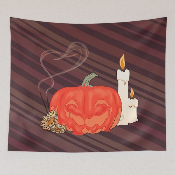 Item preview, Pastel Goth pumpkin halloween caramel designed and sold by Juditangelo.