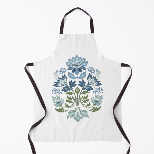 Item preview, Hungarian Folk Flowers Design Blue designed and sold by xiao xuans.