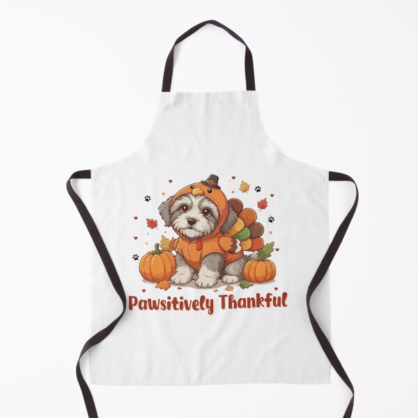 Item preview, Pawsitively Thankful Polish Lowland Sheepdog Thanksgiving Cute Fall designed and sold by The Real Life Symphony.