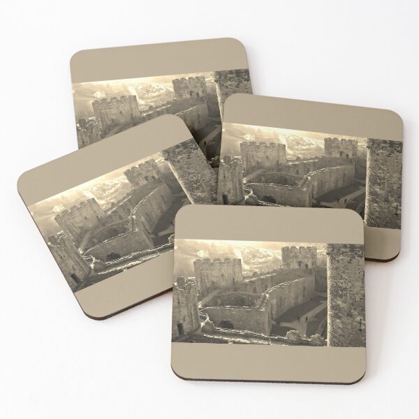 Item preview, CONWY CASTLE FORTRESS NORTH WALES IN SEPIA designed and sold by Richard Brookes Photography.