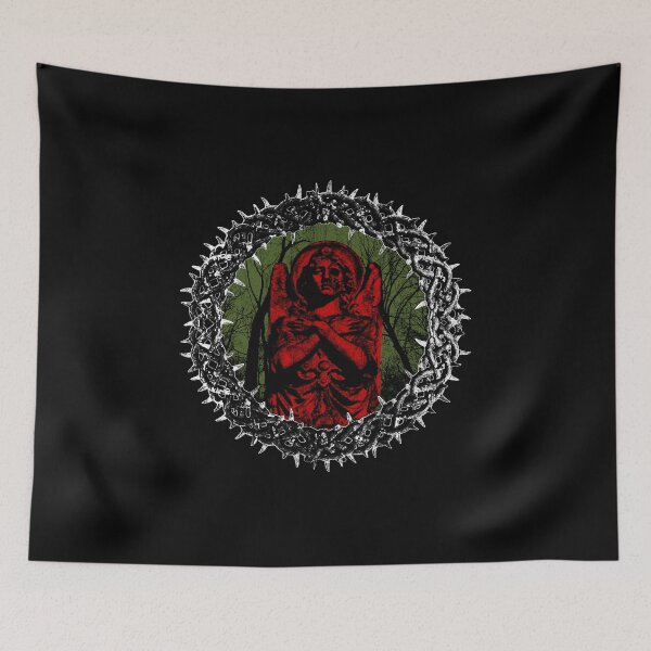 Item preview, Thorns of Grace – Gothic Dark Art Angel Skull With Thorns designed and sold by jagatdsgn.