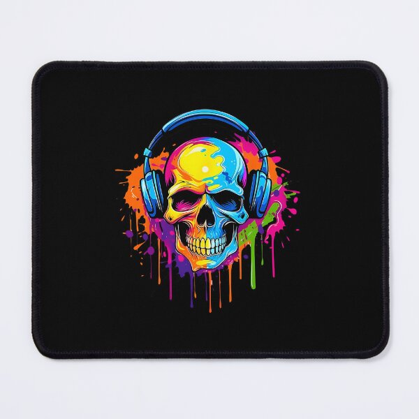 Item preview, Skull With Headphones Halloween Kids Music Forever designed and sold by somilzoberh.