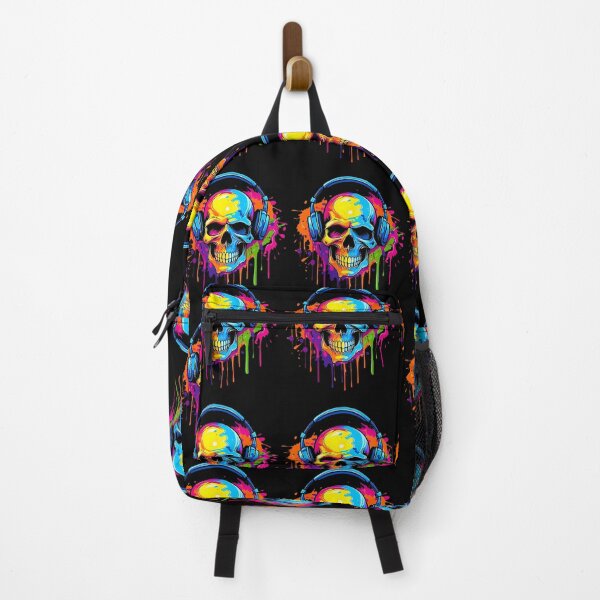 Item preview, Skull With Headphones Halloween Kids Music Forever designed and sold by somilzoberh.