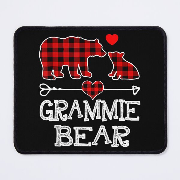 Item preview, Grammie Bear Christmas Pajama Red Plaid Buffalo Family 	 		 designed and sold by massaptaraar.