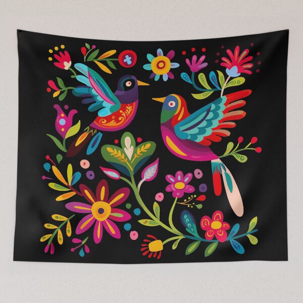 Item preview, Meixcan Bird Flower Folk Art designed and sold by xiao xuans.