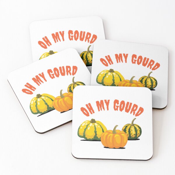 Item preview, Oh my gourd -colorful fall play on words designed and sold by Amberghiniii.