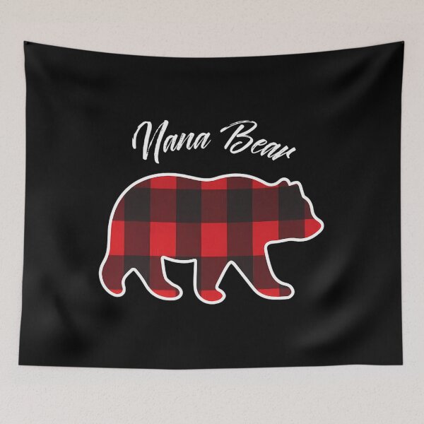 Item preview, Nana Bear  Matching Family Christmas Red Plaid Pajama 		 designed and sold by mrtrvierar.