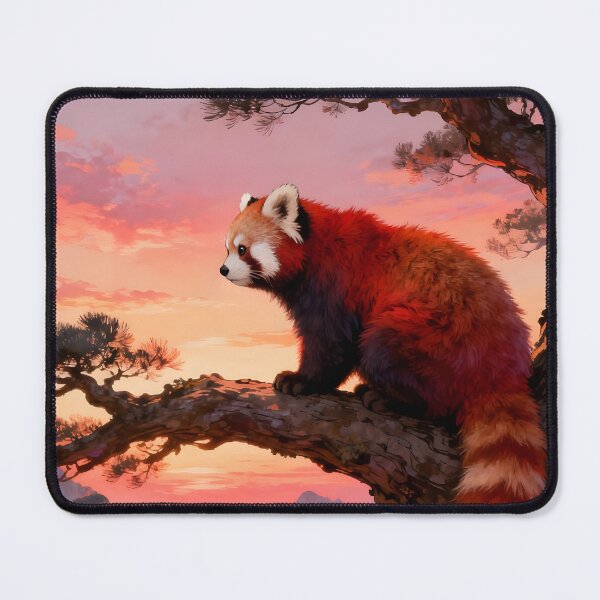 Item preview, Red Panda Sunset Meditations designed and sold by BreezyDawnDesigns.