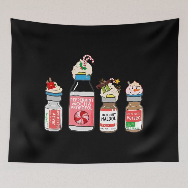 Item preview, Peppermint Mocha Propofol Cute Christmas Nurse ER ED ICU RN 		 designed and sold by rikahssenanis.