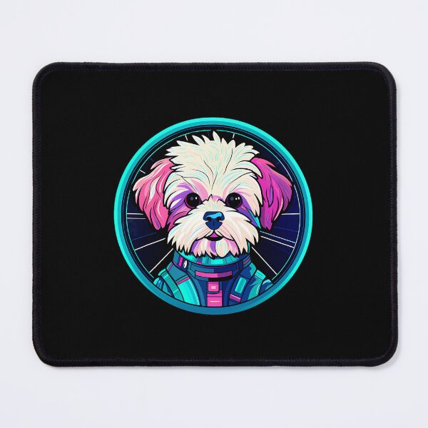 Item preview, Maltipoo Funny Colorful Cosmic Astronaut Space Puppy 1 designed and sold by ivanofrazzano.